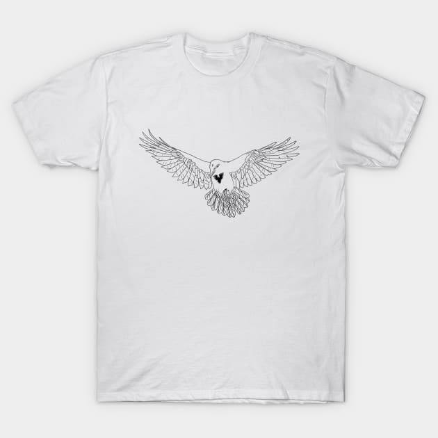 Dark Raven T-Shirt by MindyBailey